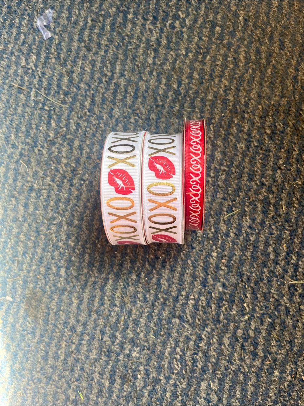 Valentine’s Day ribbon qty 3 pack